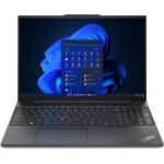 Lenovo ThinkPad E16 Gen 1 (Intel) Laptop 16" - 256GB - Black - Intel Core i5-1335U 1.3GHz - 16GB