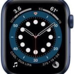 Apple Watch Series 6 - 32GB - Aluminum - 44mm - Blue - Rubber - Sport Band - Deep Navy - Cellular + GPS