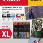 Canon  PGI-250XL & CLI-251XL Value Pack Ink Cartridges