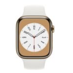 Apple Watch Series 5 - 32GB - Aluminum - 40mm - Silver - Rubber - Sport Band - White - GPS