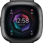 Fitbit Sense 2 Health and Fitness Smartwatch - Aluminum - 40mm - Graphite - Silicone - Silicone Band - Shadow Grey