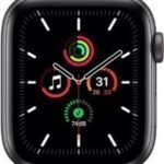 Apple Watch SE 1st Gen (2020) - 32GB - Aluminum - 40mm - Space Grey - Rubber - Sport Band - Black - Cellular + GPS