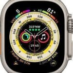 Apple Watch Ultra - 32GB - Titanium - 49mm - Titanium - Rubber - Ocean Band - White - Cellular + GPS